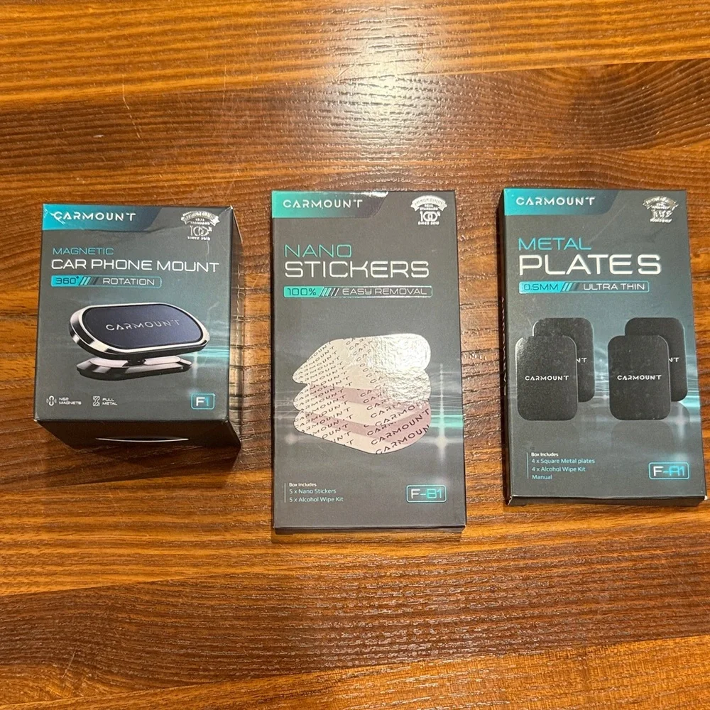 Carmount-Magnetic Car Phone Mount - Black